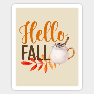 Hello Fall Magnet